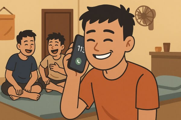 Tiến hành gọi trực tiếp đến tổng đài 111
