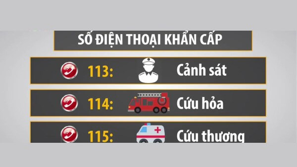 Cách phân biệt 115 với các số điện thoại khẩn cấp khác