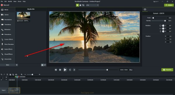 Phần mềm chuyên nghiệp Camtasia
