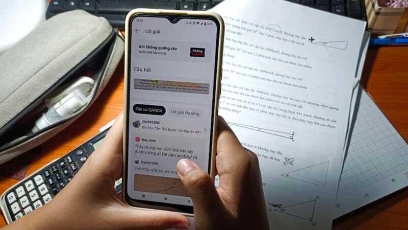 Những lý do nên sử dụng app giải toán