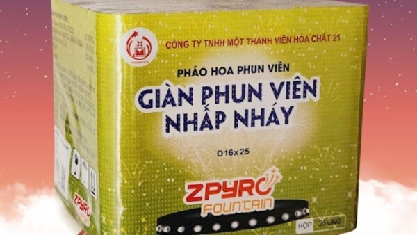 Sản phẩm pháo hoa giàn nhiều hiệu ứng