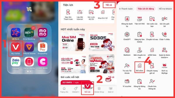 Khách hàng đến trực tiếp trung tâm giao dịch Viettel