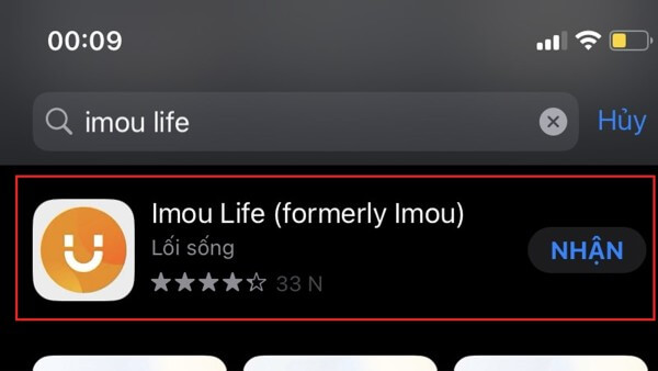 Tiến hành tải ứng dụng IMOU Life về điện thoại
