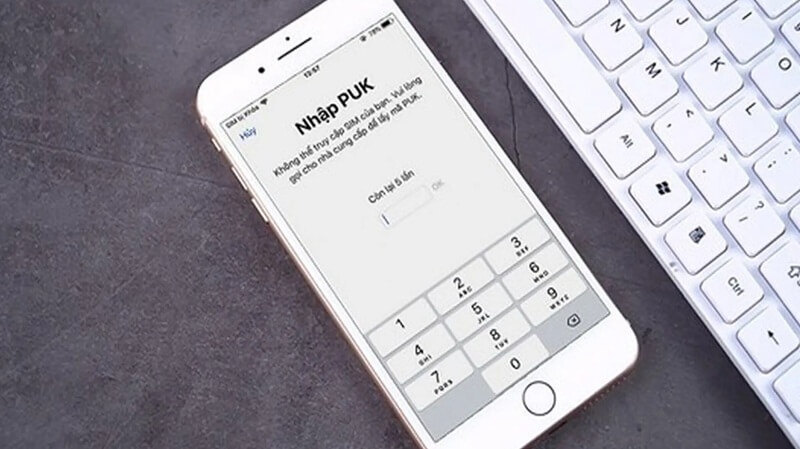 Mã PUK gồm 8 ký tự được nhà mạng cung cấp cho từng SIM điện thoại