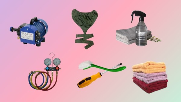 Những dụng cụ cần chuẩn bị trước khi vệ sinh điều hòa Casper