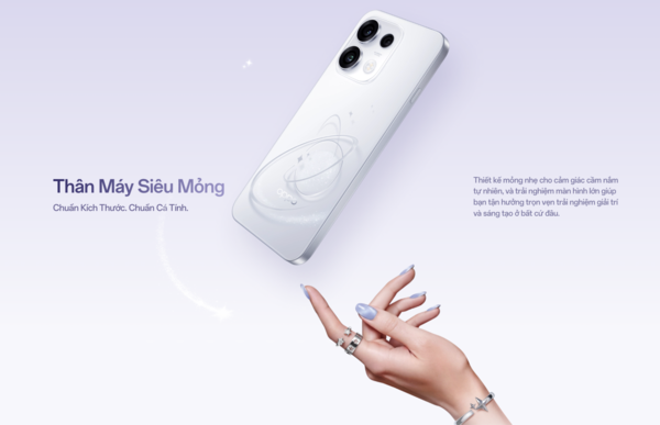 Form dáng mỏng nhẹ ấn tượng cho trải nghiệm sử dụng và sáng tạo nội dung thoải mái ở bất cứ đâu