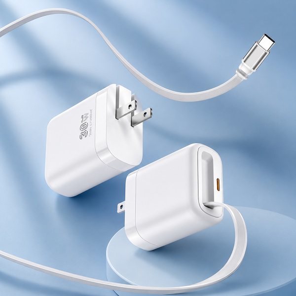 Củ sạc nhanh Xphone XA30C1 GaN 30W kèm cáp dây rút Type C
