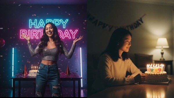 Mẫu câu lệnh ghép ảnh sinh nhật trên Gemini
