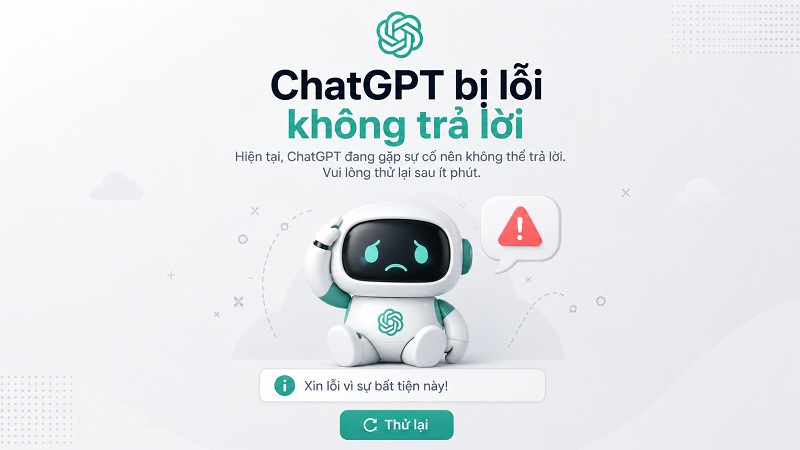 ChatGPT bị lỗi không trả lời