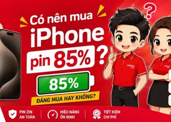 Giải đáp thắc mắc: Có nên mua iPhone pin 85% để sử dụng lâu dài?