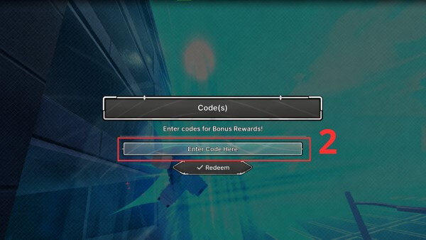 Nhập chính xác code vào ô nhập