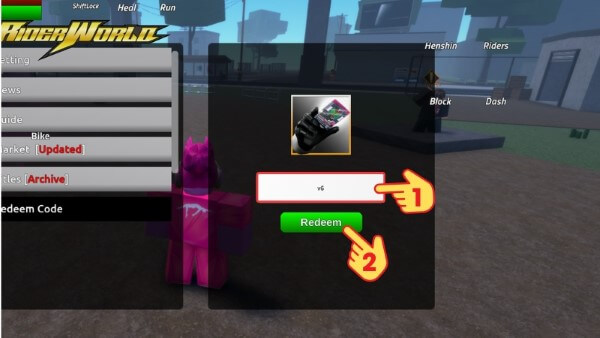 Một số cách nhận thêm code Rider World mới nhất