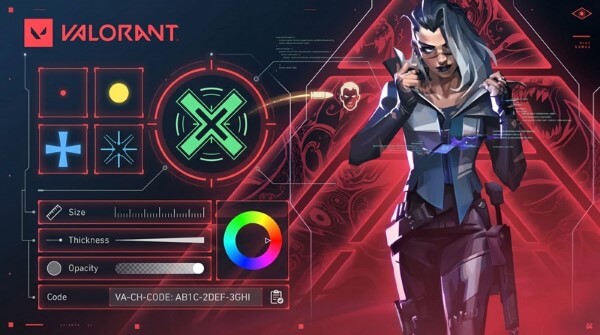 Những code tâm ngắm Valorant đẹp và được dùng nhiều năm 2026