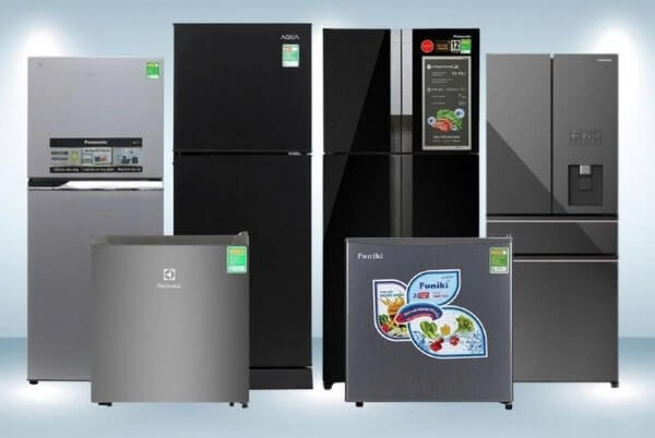 Công suất tủ lạnh phổ biến từ khoảng 72W đến 300W
