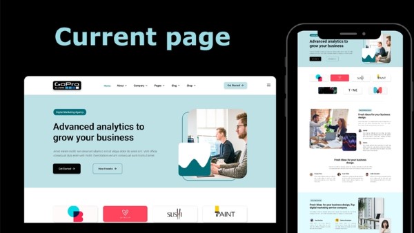 So sánh Current page với các khái niệm liên quan khác