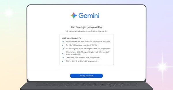 Bắt đầu kích hoạt gói Google One AI Premium miễn phí 12 tháng