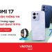 Đăng ký nhận thông tin Redmi 17