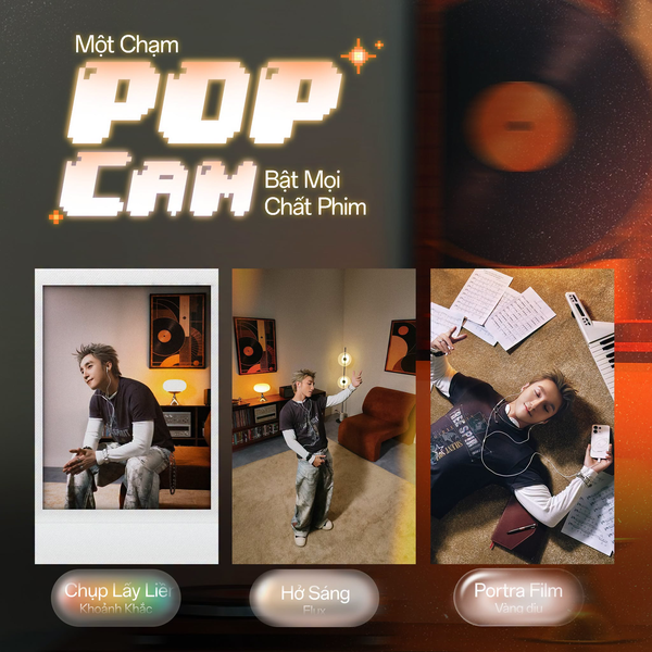 Chế độ Pop Cam tái hiện hoàn hảo các hiệu ứng màu sắc cổ điển thời thượng