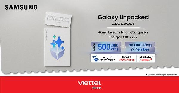 Đặt trước Galaxy Z Flip8 tại Viettel Store để nhận nhiều ưu đãi mở bán hấp dẫn