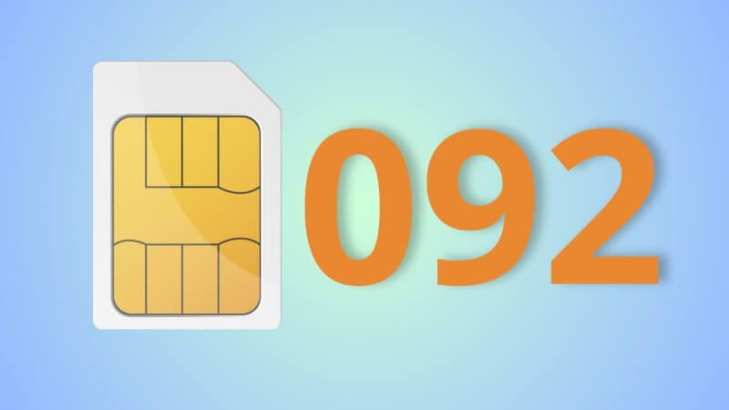 Đầu số 092 là của nhà mạng Vietnamobile
