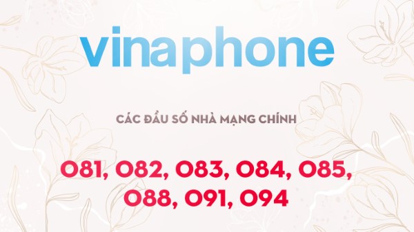 Các đầu số của nhà mạng Vinaphone