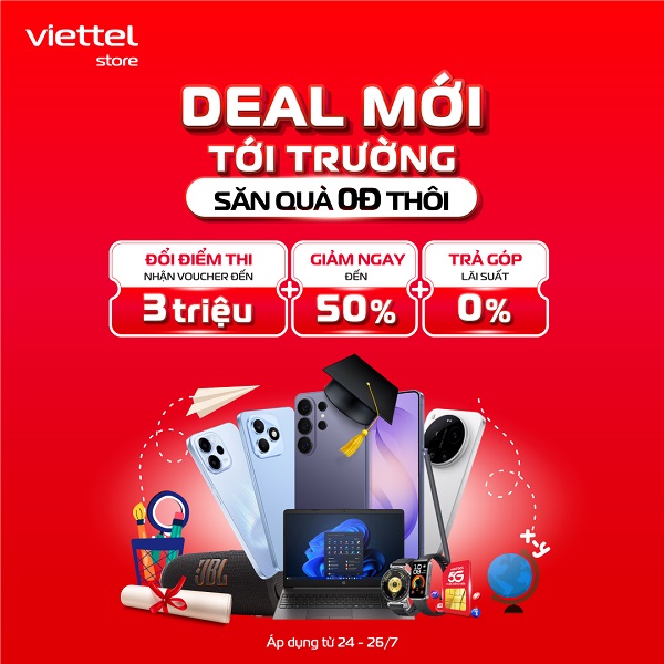 Deal mới tới trường - Săn quà 0đ thôi!!!