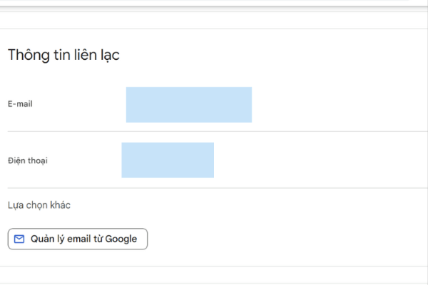 Nhấn chọn vào Email