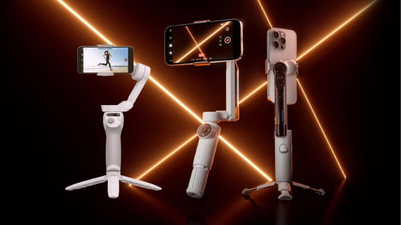 Gimbal giúp giữ điện thoại luôn cân bằng trong quá trình quay chụp