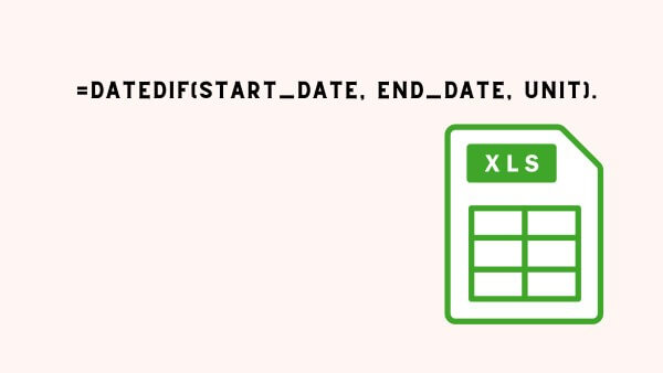 Công thức hàm DATEDIF chuẩn trong Excel