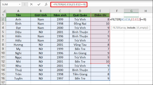 Nguyên nhân và cách sửa lỗi #CALC!
