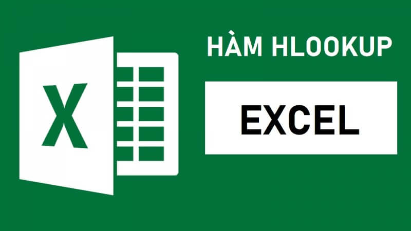 Hàm HLOOKUP dùng để tìm dữ liệu theo chiều ngang trong bảng tính