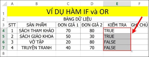 Nhấn Enter để nhận kết quả