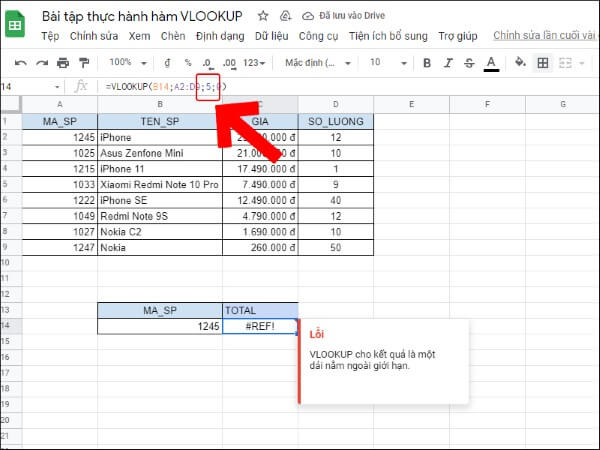 Nguyên nhân và cách khắc phục lỗi #REF!