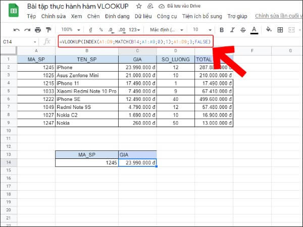 Nguyên nhân và cách khắc phục lỗi #VALUE!