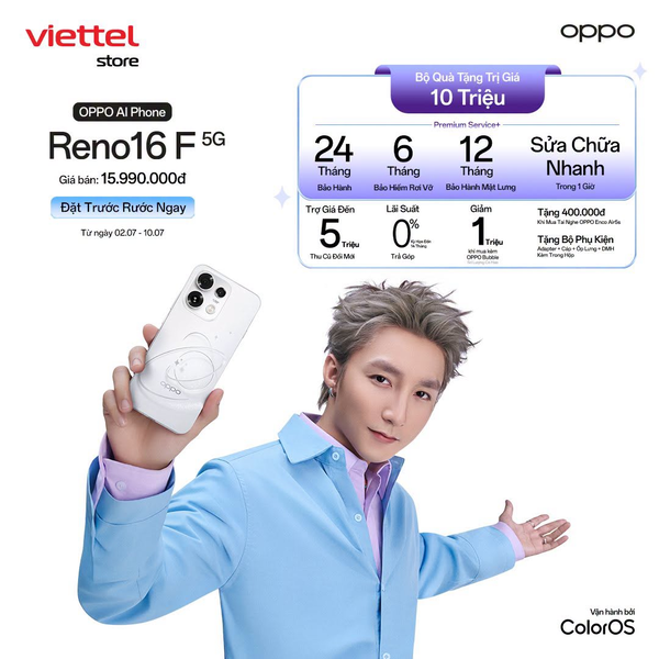 Ưu đãi đặt trước hấp dẫn có tại Viettel Store.
