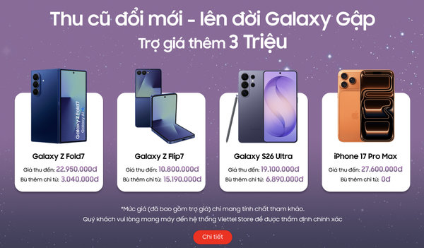 Đặt hàng Galaxy Z Flip 8 tại Viettel Store