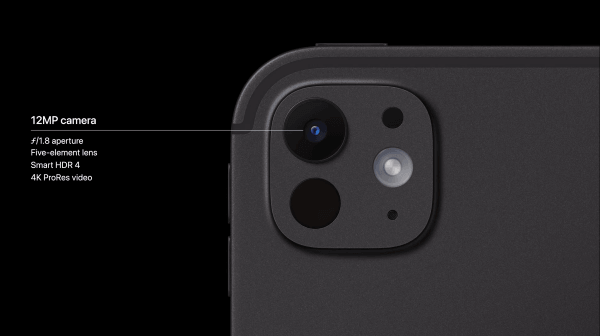 iPad Pro M4 được Apple nâng cấp hệ thống camera sau 12MP