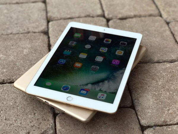 iPad Gen 5 với thiết kế khung nhôm nguyên khối