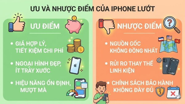 Đánh giá ưu và nhược điểm của iPhone lướt