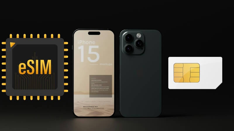 eSIM được tích hợp vào bo mạch của điện thoại trực tiếp