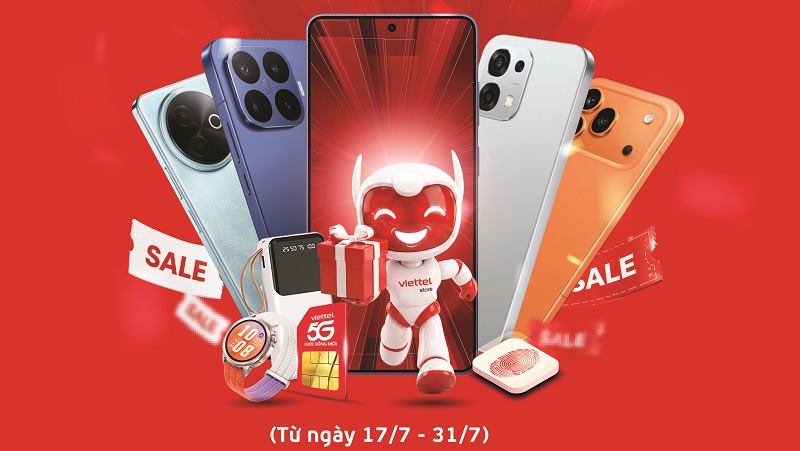 Khai trương siêu thị Viettel Store 571 Huỳnh Tấn Phát: Smartphone giảm đến 10 triệu, giờ vàng giá sốc, phụ kiện giá số chỉ từ 29K
