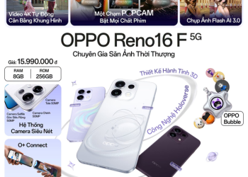 [MỚI NHẤT] Khuyến mãi mua OPPO Reno16 F 5G tại Viettel Store