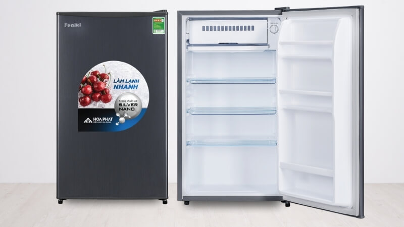 Tủ lạnh 1 cánh thường tích hợp cả ngăn đông và ngăn mát trong cùng một khoang