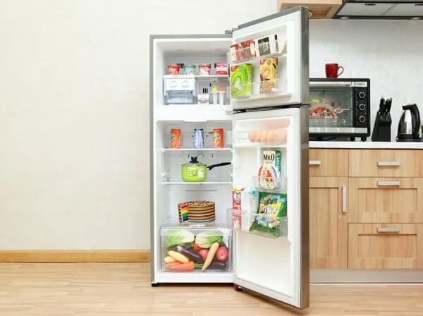 Tủ lạnh dung tích khoảng 120 lít phù hợp với gia đình từ 1 đến 2 người
