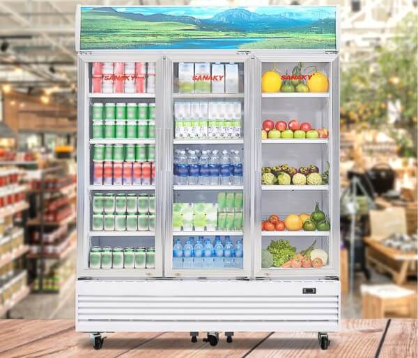 Dòng tủ mát 3 cánh dung tích trên 1000 lít