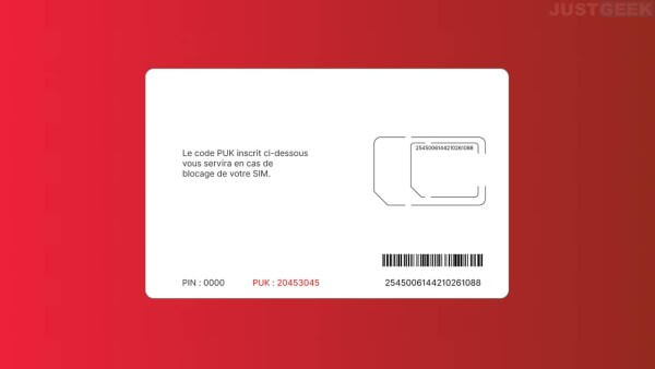 Kiểm tra mã PUK trên khung nhựa hoặc vỏ SIM 