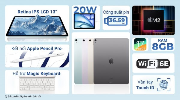 iPad Air 6 M2 13 inch Wifi