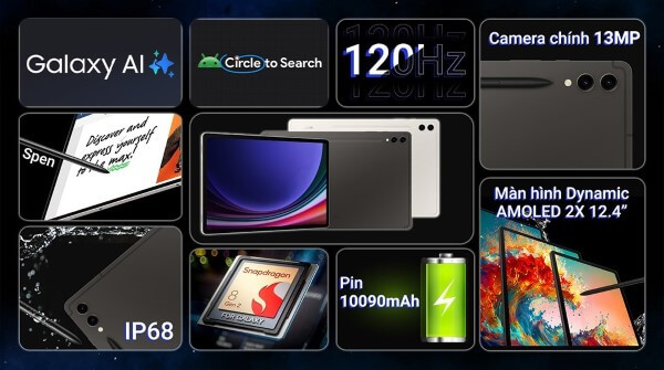 Samsung Galaxy Tab S9 Plus 5G 12.4 inch