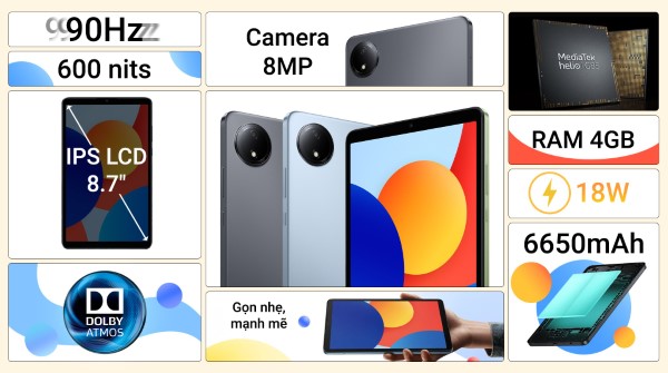 Xiaomi Redmi Pad SE 8.7 4G
