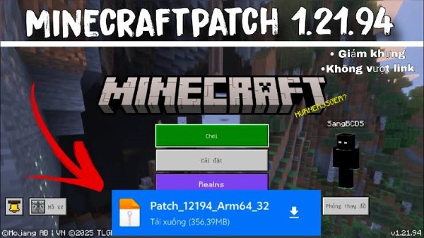 Tải Minecraft về máy tính và cài đặt